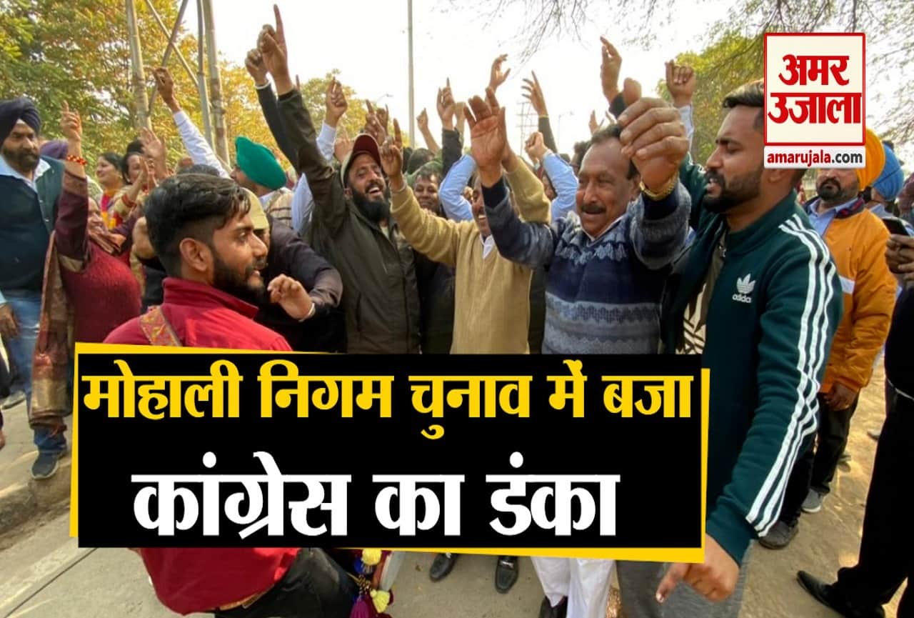 मोहाली चुनाव में कांग्रेस को जीत।