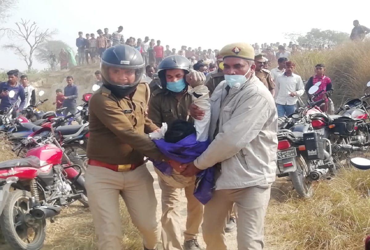 Sensation of murder of Gram Pradhan's Brother in Pratapgarh, body found in drain tied to hands and feet