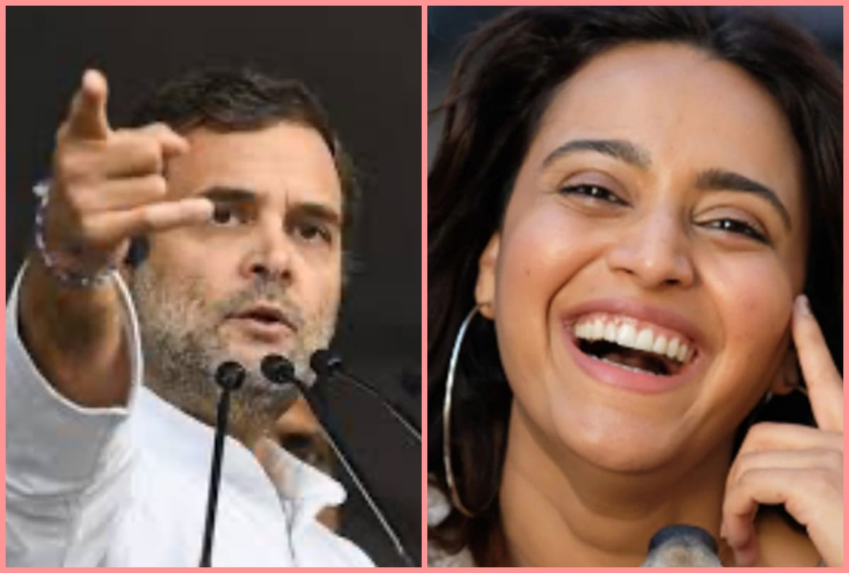 swara bhaskar admired rahul gandhi said he wins heart by sharing his video on twitter