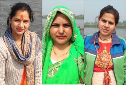 Vrindavan Kumbh Mela 2021 devotees take bath in yamuna river