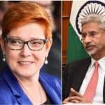 ऑस्ट्रेलिया की विदेश मंत्री मारिसे पायने और भारतीय विदेश मंत्री एस जयशंकर