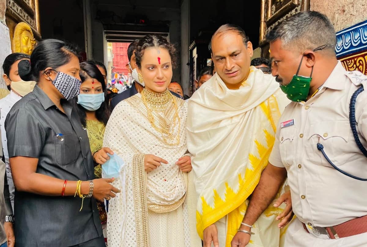 Kangana Ranaut visits Puri Jagannath Temple in odisha