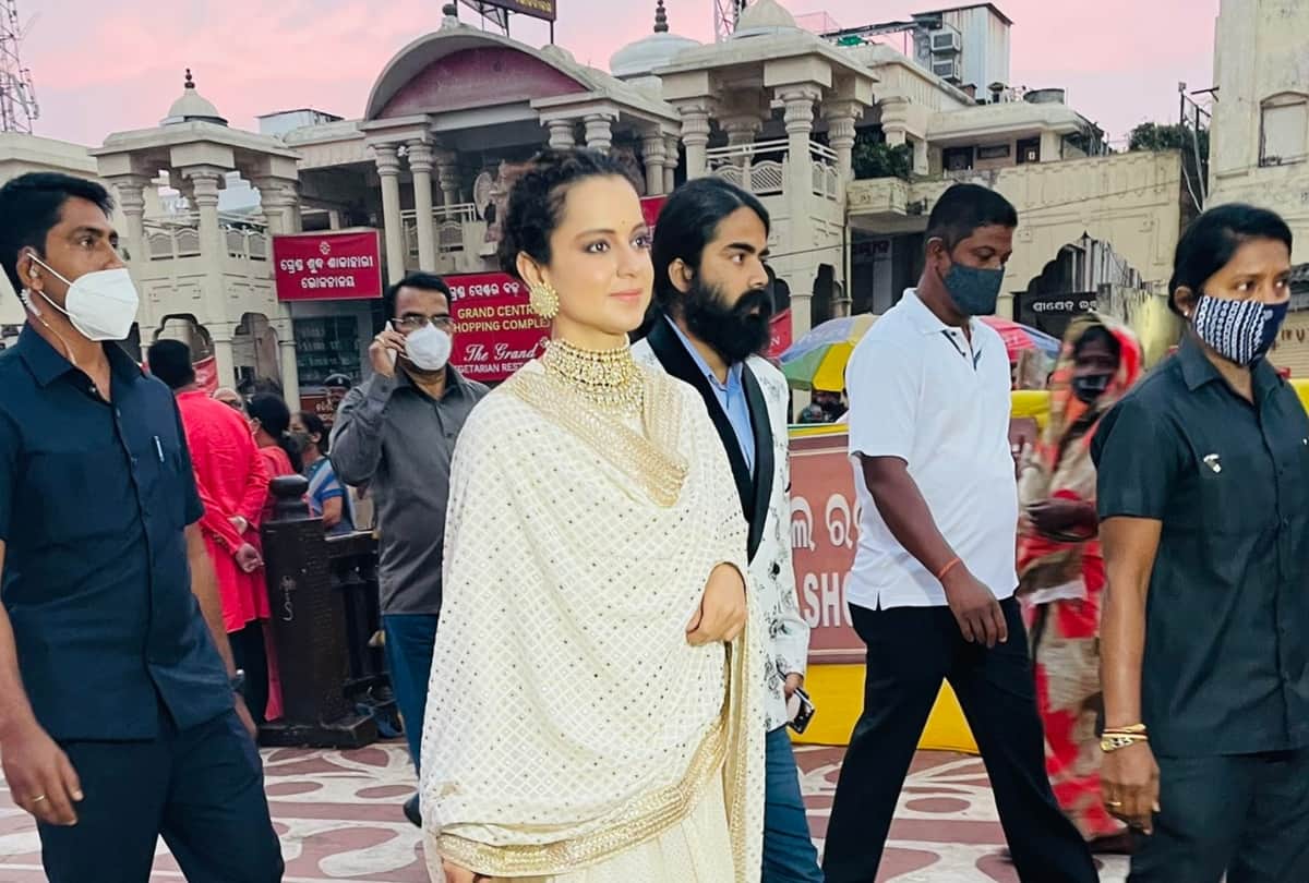Kangana Ranaut visits Puri Jagannath Temple in odisha