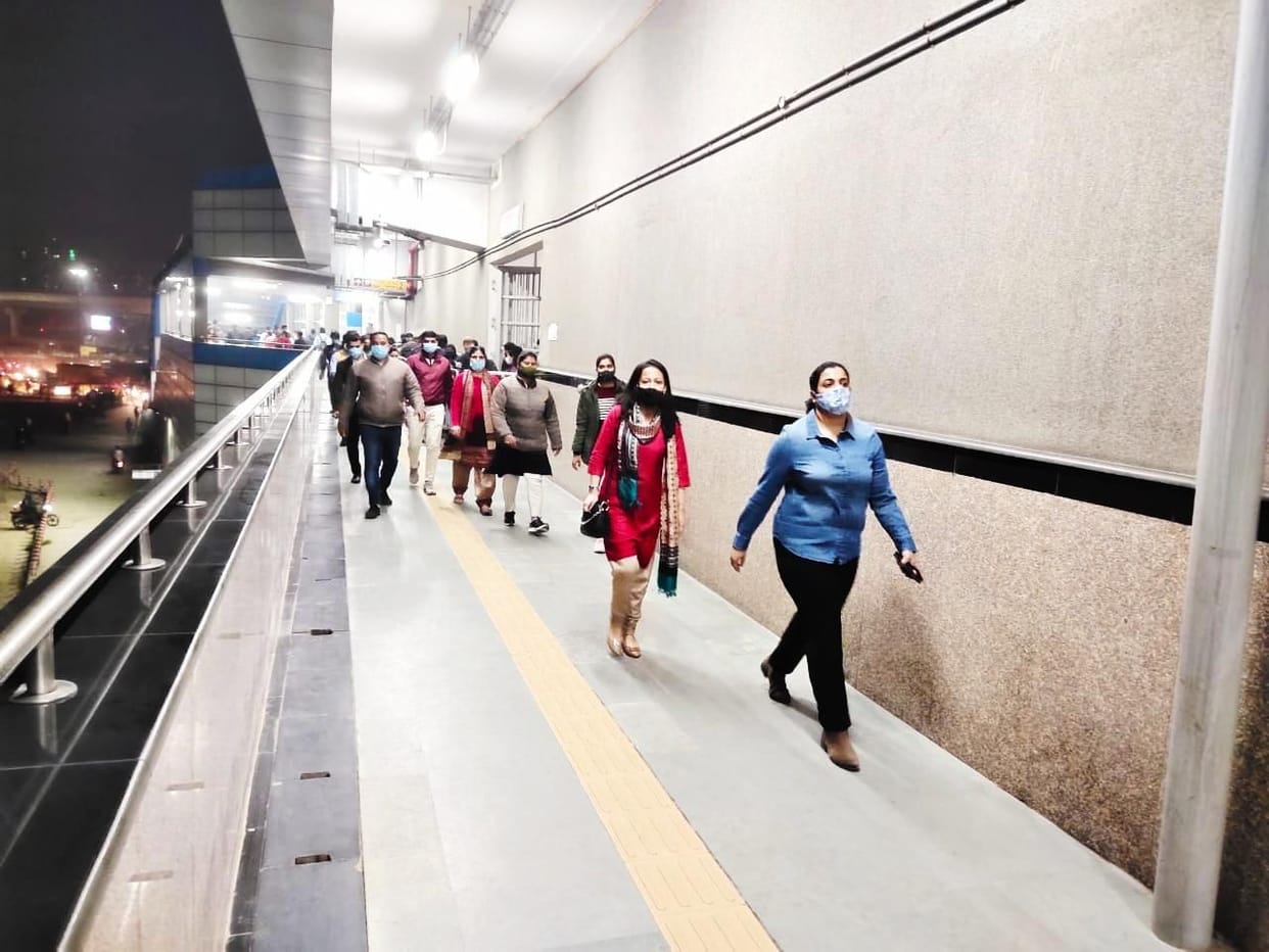 DCP travels in metro after video of anarchy goes viral