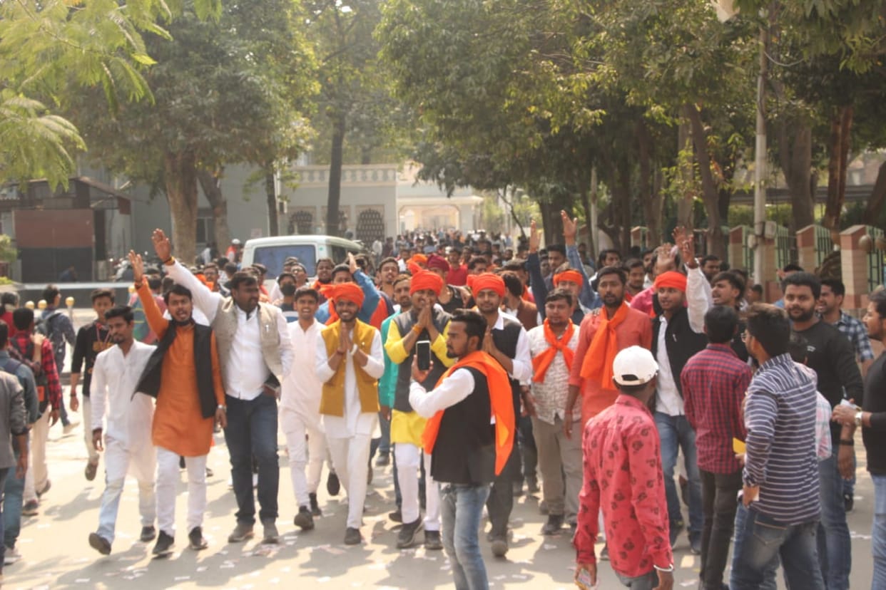 Student union election campaign intensified in Kashi Vidyapeeth