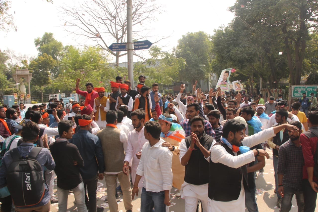 Student union election campaign intensified in Kashi Vidyapeeth