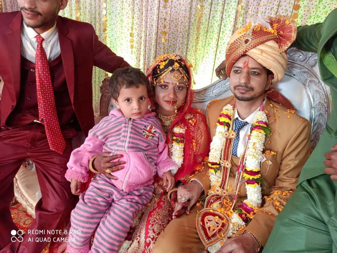 a man upbringing an abandoned child and And got married grandiosely