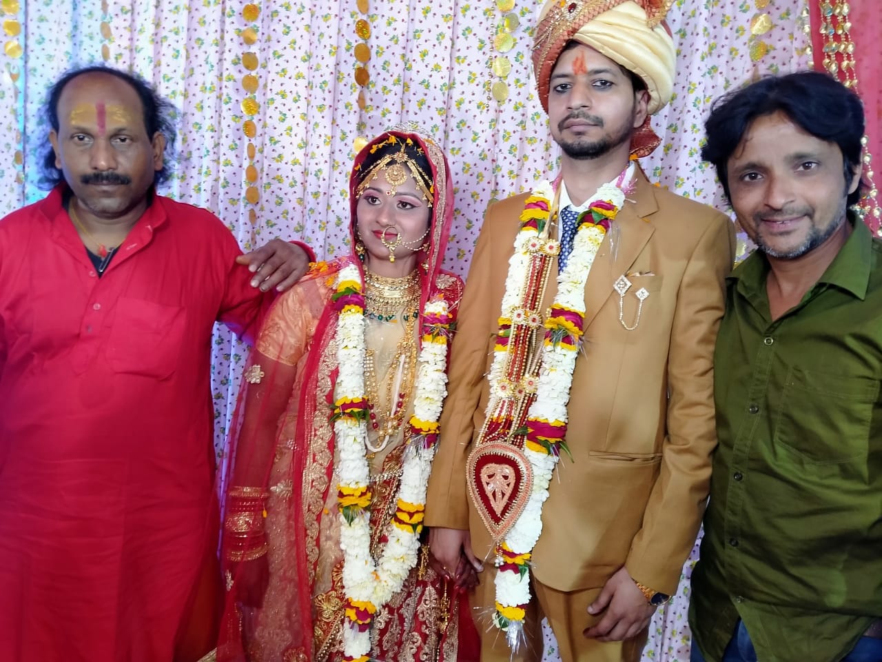 a man upbringing an abandoned child and And got married grandiosely
