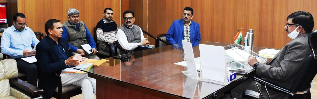 water supply, dc take meeting, given instruction