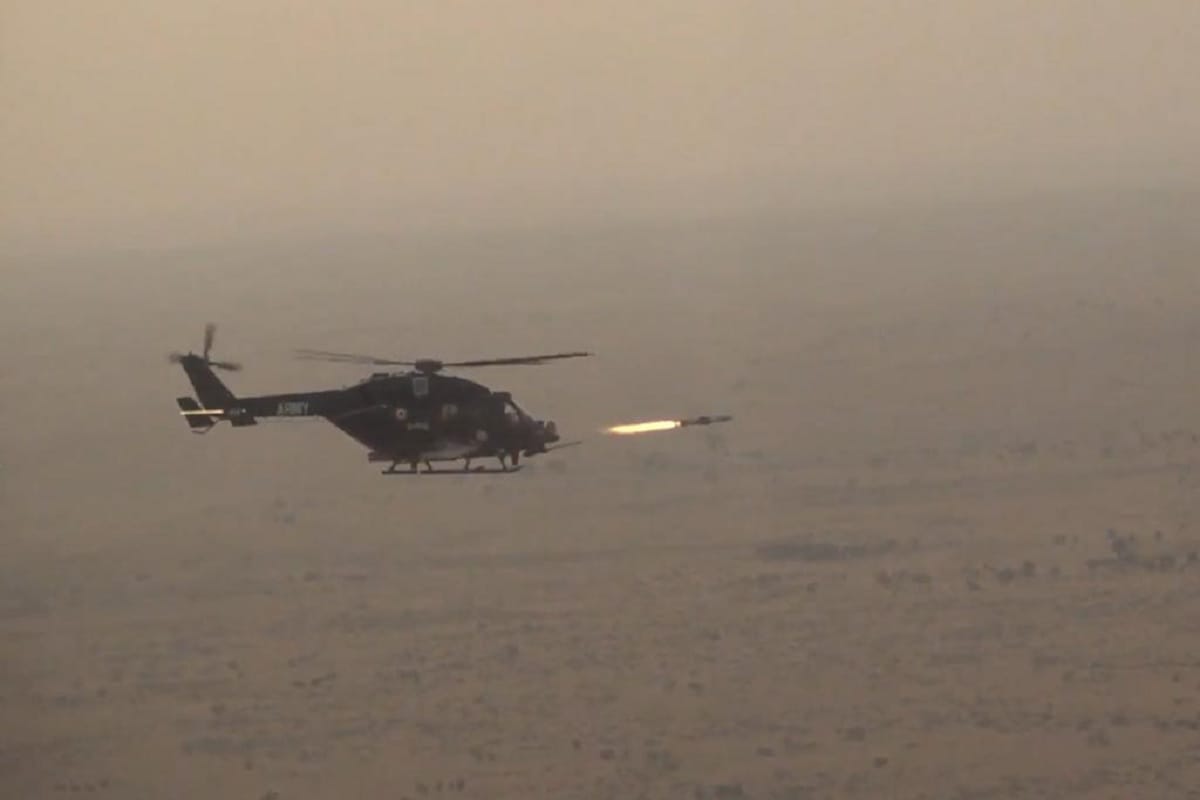 HELINA indigenous missile successfully completed trial and ready to induct in Army