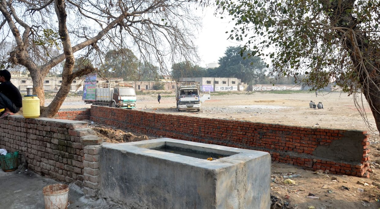 enchrochment at shree maheshvari inter college