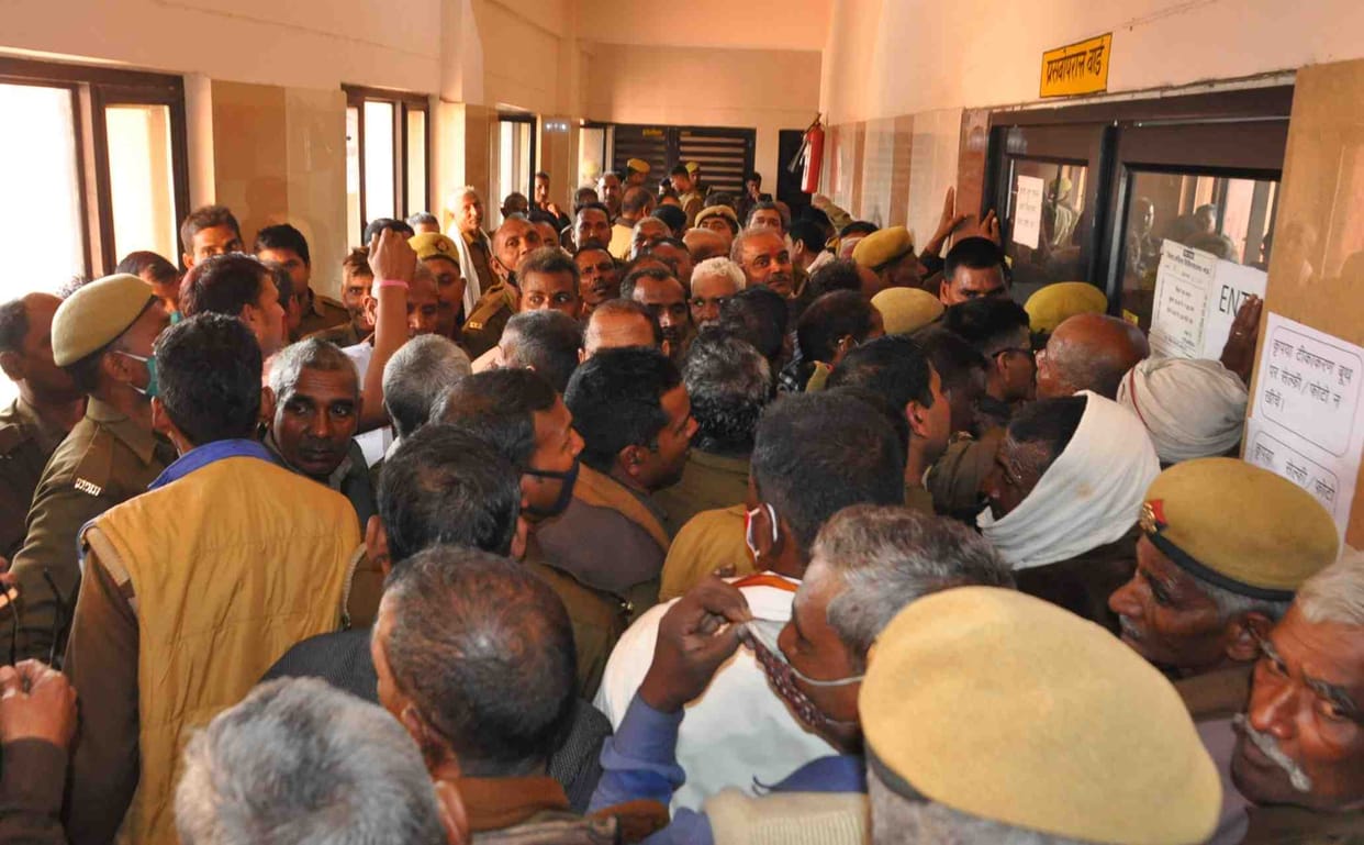 Promotion of vaccination, broken social distancing