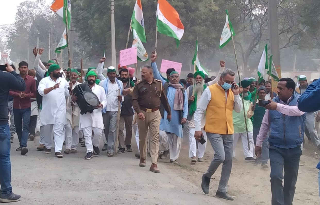 Farmers protest