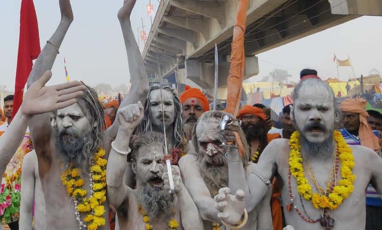 Kalpavasi busy in Ganga bathing, meditation, religious work
