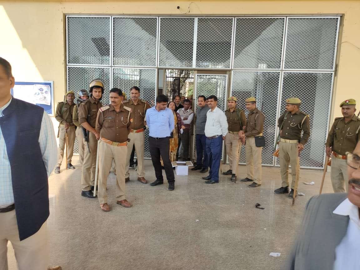 Students demonstrated against their various demands