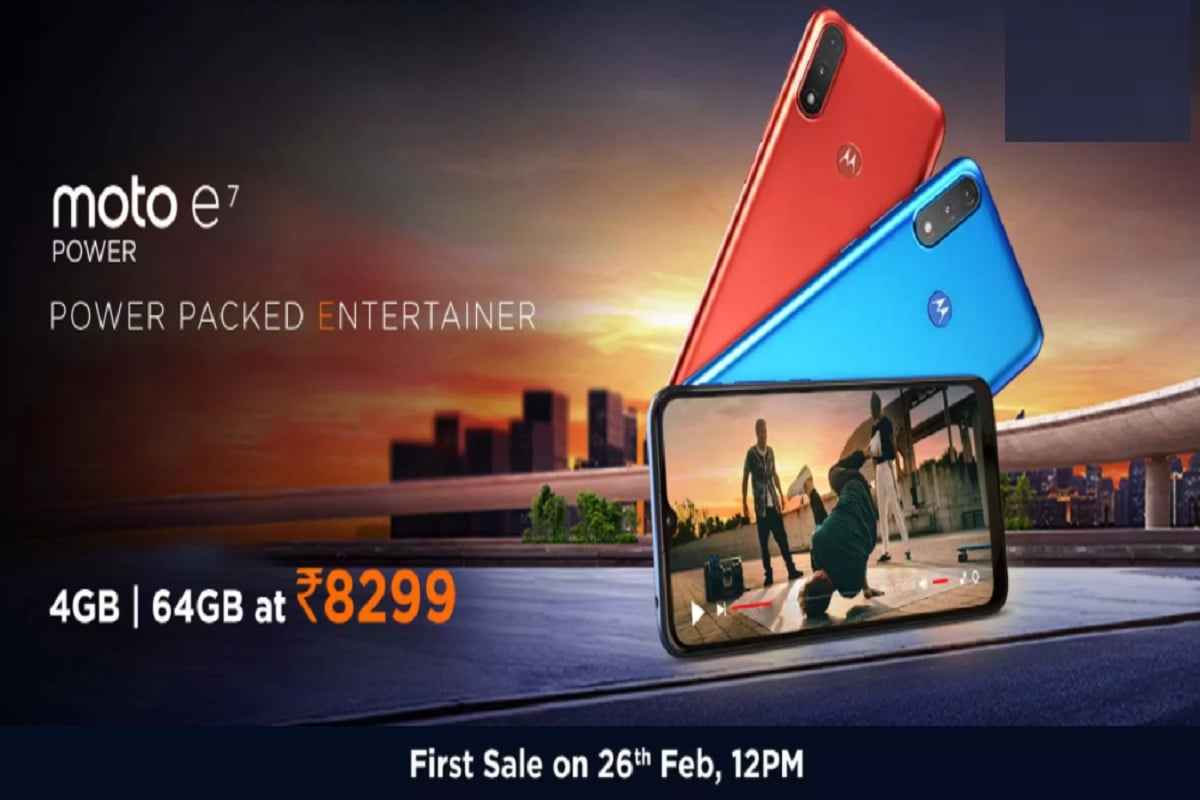 Moto E7 Power Launched in India With Dual Rear Cameras 5000mAh Battery Price Specifications