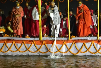 RSS chief Mohan Bhagwat reaches Prayagraj to participate in VHP Ganga Samagra programme in Magh