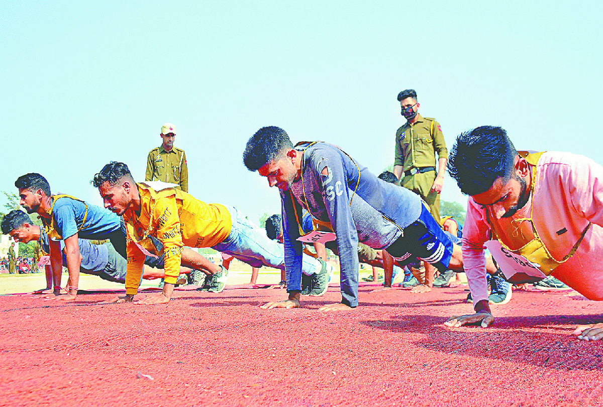 Jammu-Kashmir: Border youth showed enthusiasm in SPO recruitment on fourth day