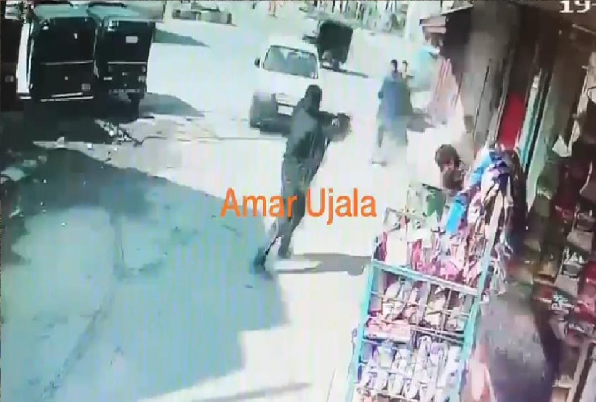srinagar terrorist attack on police party in Barzulla jammu kashmir