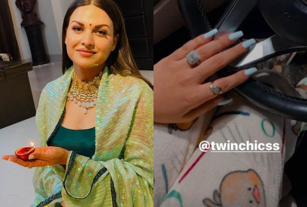 Himanshi Khurana share diamond ring photo on instagram fans are wondering if Asim and Himanshi got engaged