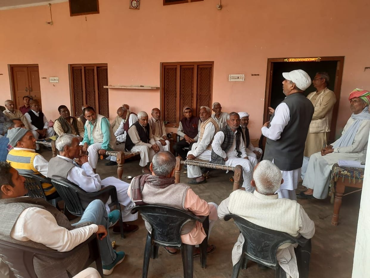 Tyagi Samaj Panchayat in village Chandpur