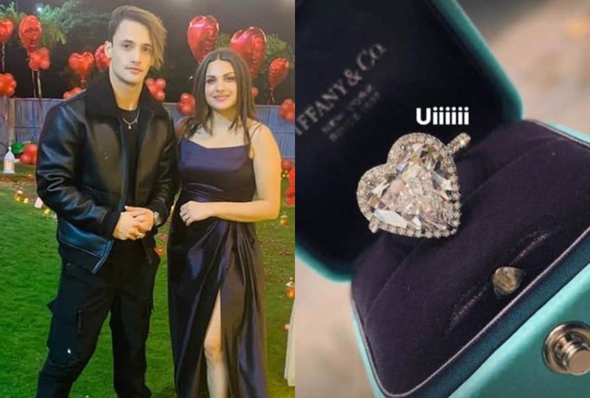 Himanshi Khurana share diamond ring photo on instagram fans are wondering if Asim and Himanshi got engaged