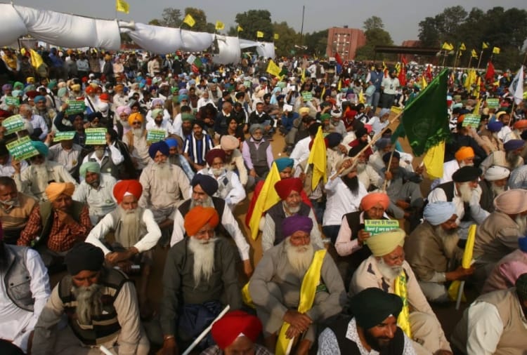 Kisan mahapanchayat at chandigarh