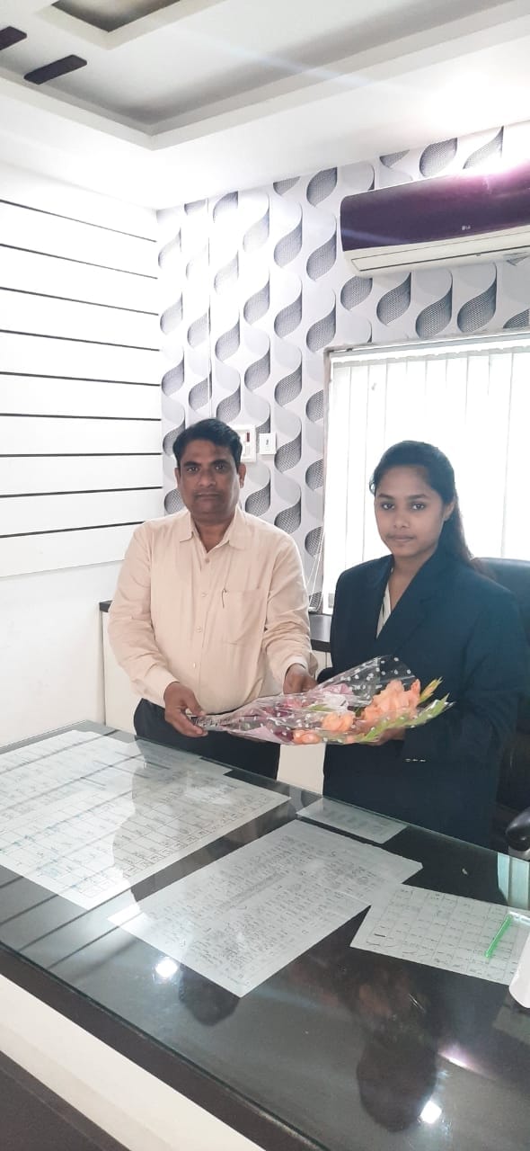 Malvika, a Class X student, became Principal for a day