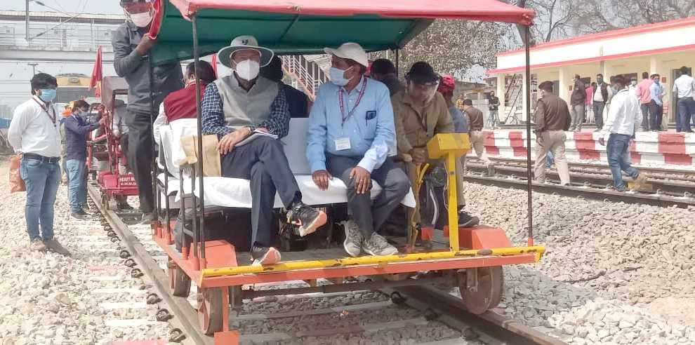 Rail track doubling completed, trains will run from today