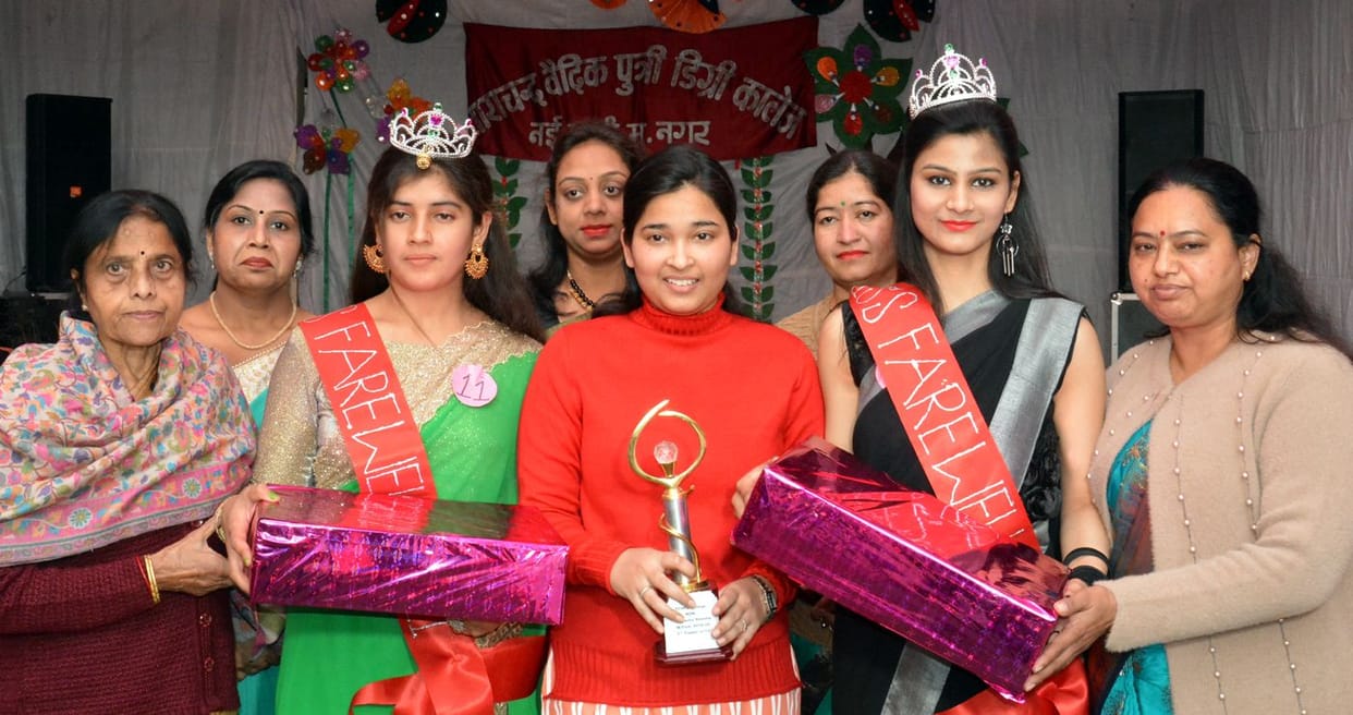 Nandini and Kohini became Miss Farewell