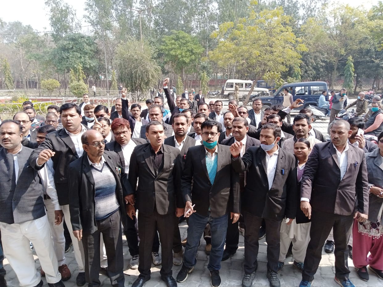 advocate start protest, stop work