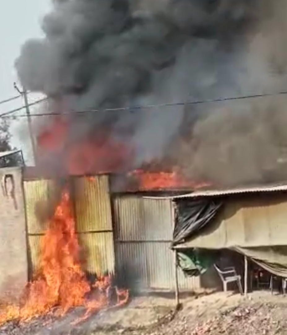 Coffee machine burst into kiosks