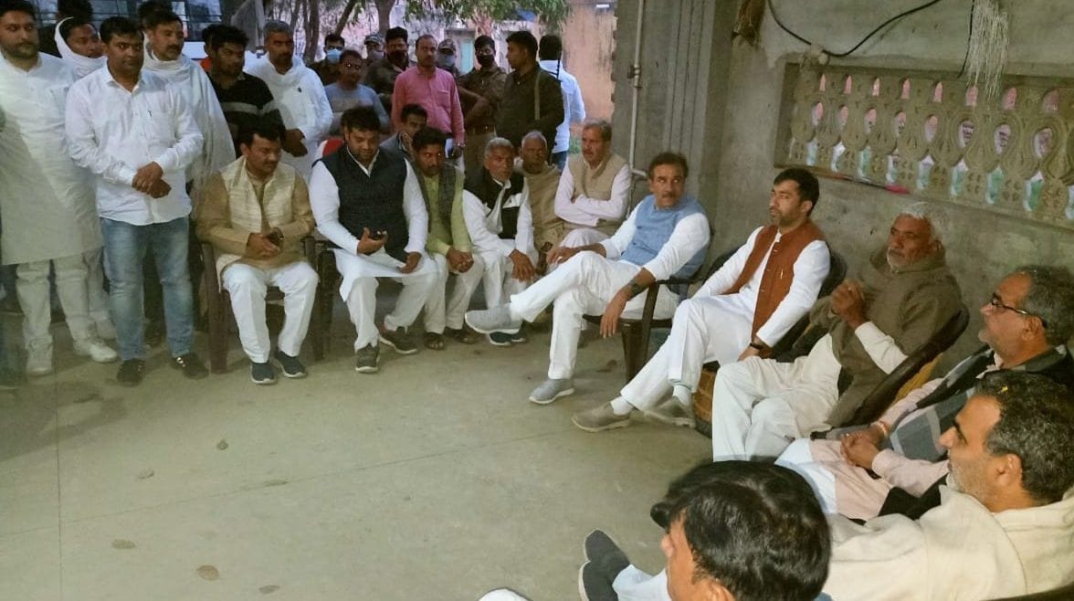 BJP leaders reach Khap Chowdhary's house under Balian's leadership