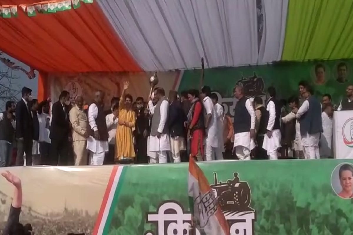 Muzaffarnagar News: Full update of Priyanka Gandhi Kisan Mahapanchayat and see photos