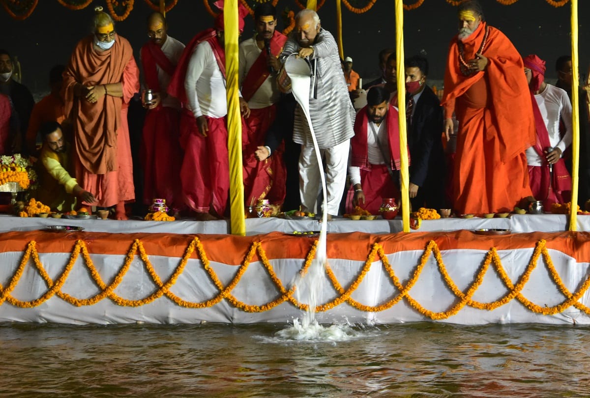 Mohan Bhagwat thanked mother Ganga for starting Ram temple construction