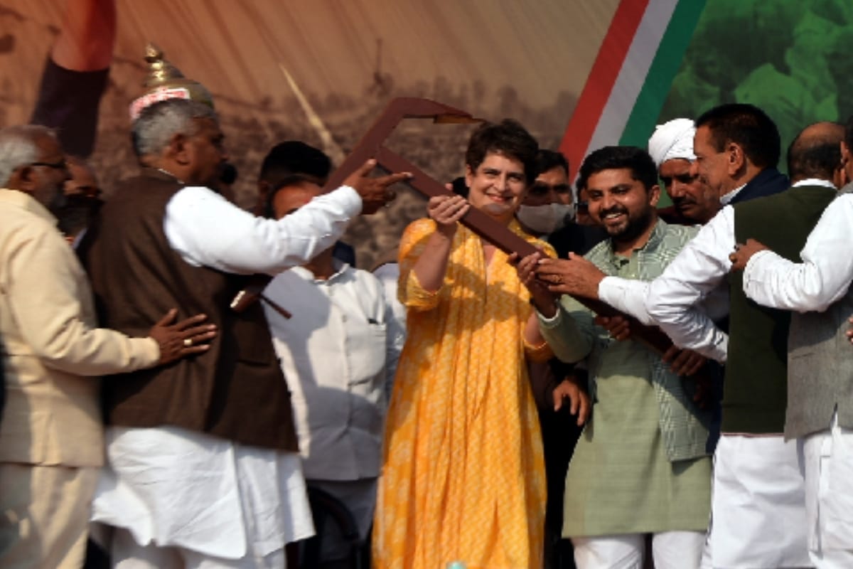Kurukshetra: Congress leader Priyanka Gandhi started campaign in Uttar Pradesh before coming up election 2022