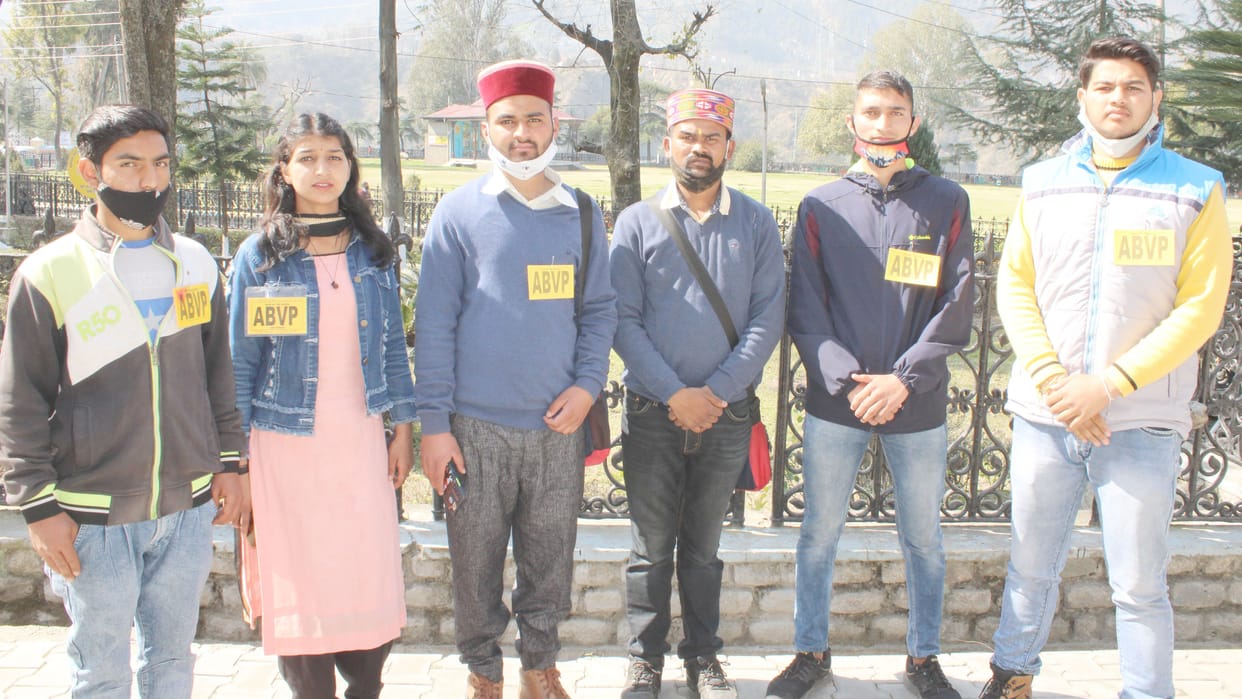 ABVP angry over students' problems