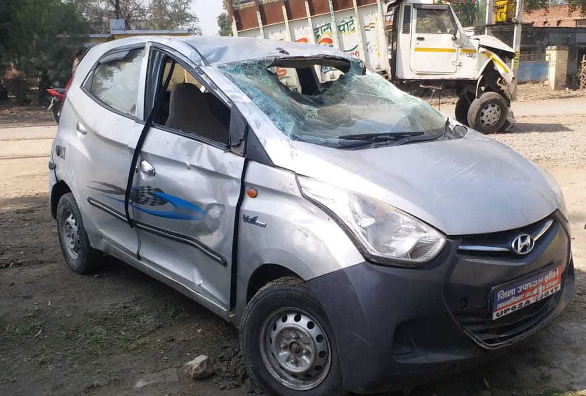 one people died in road accident in jalaun up