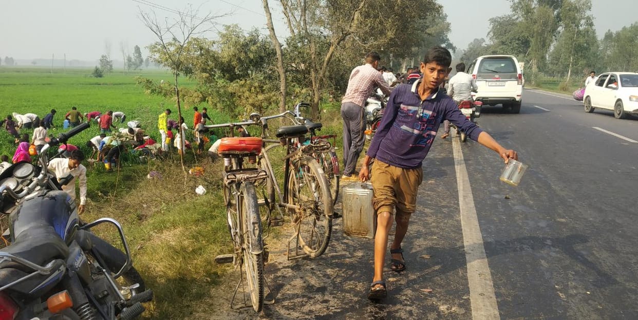 sambhal highway accident