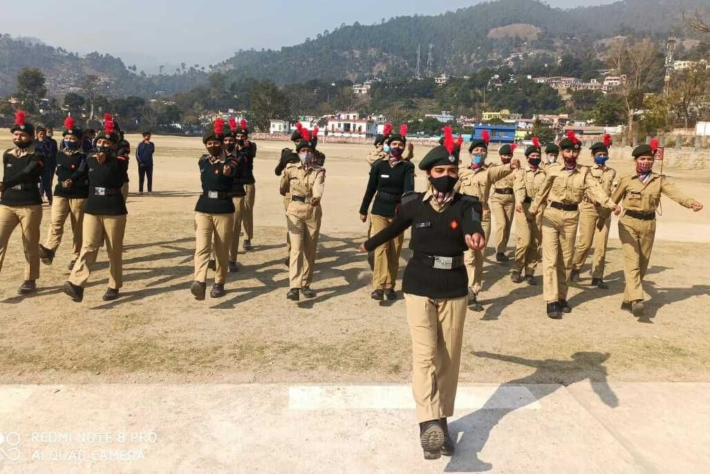 NCC cadets are learning martial arts