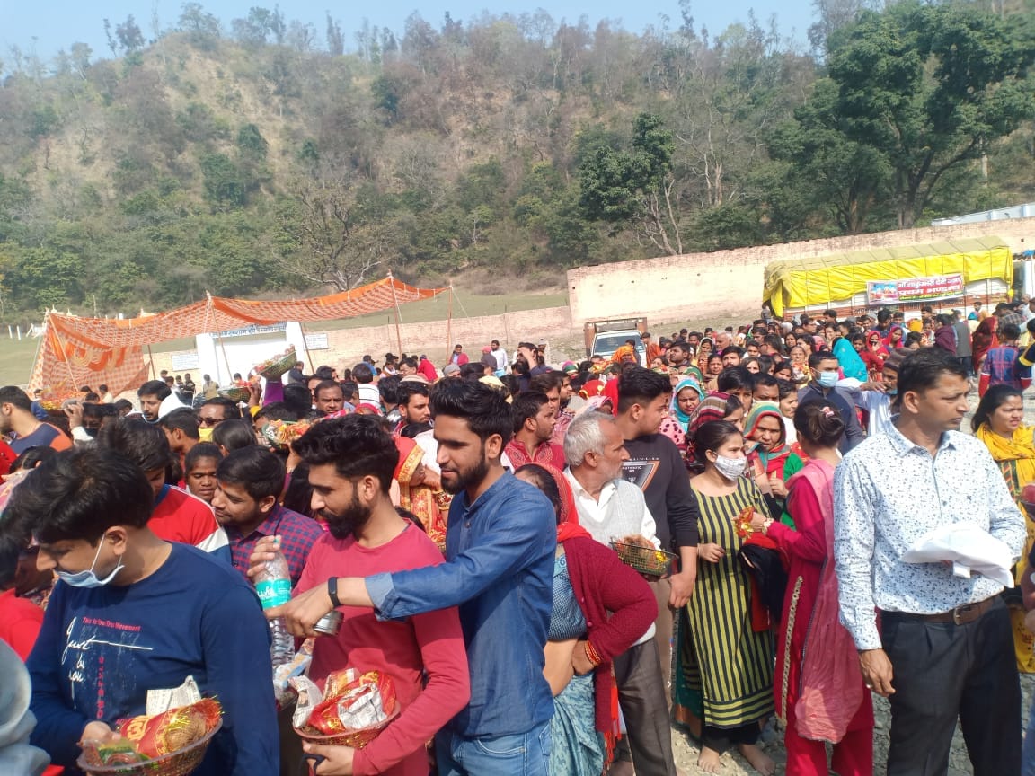 Devotees gathered in Shakambhari on Navami of Gupta Navratri