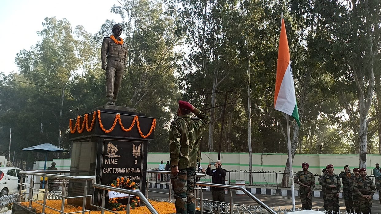 Salute martyr Captain Tushar Mahajan on his death anniversary