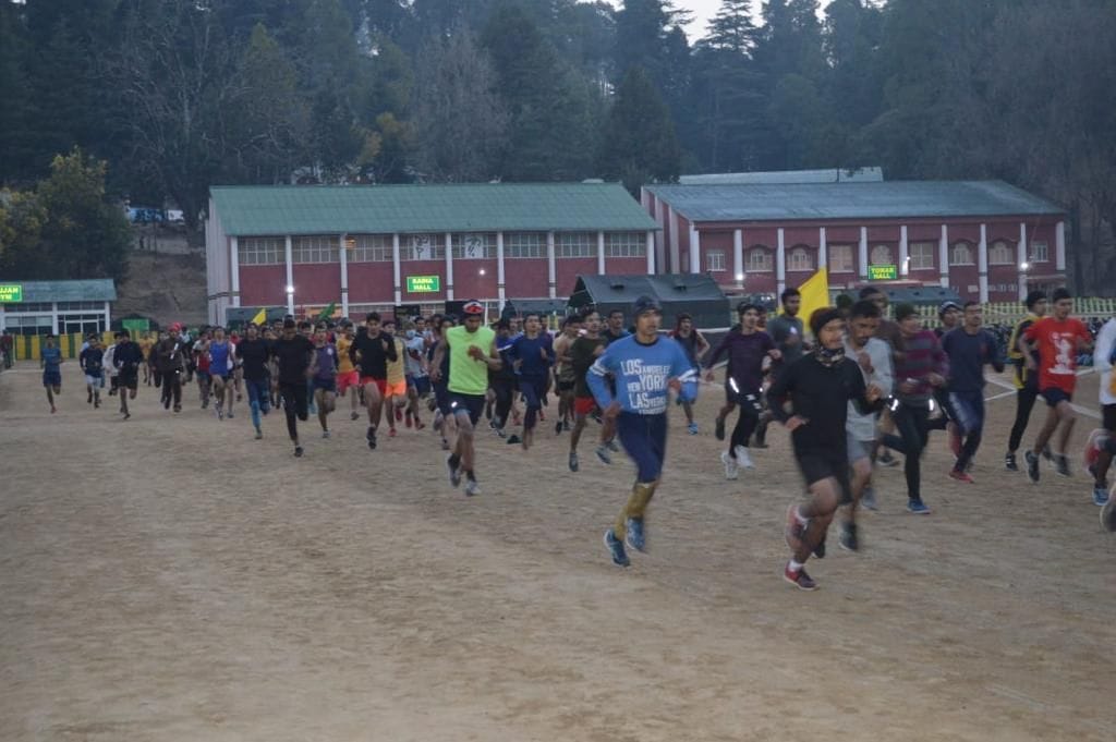 1218 youths participated in army recruitment
