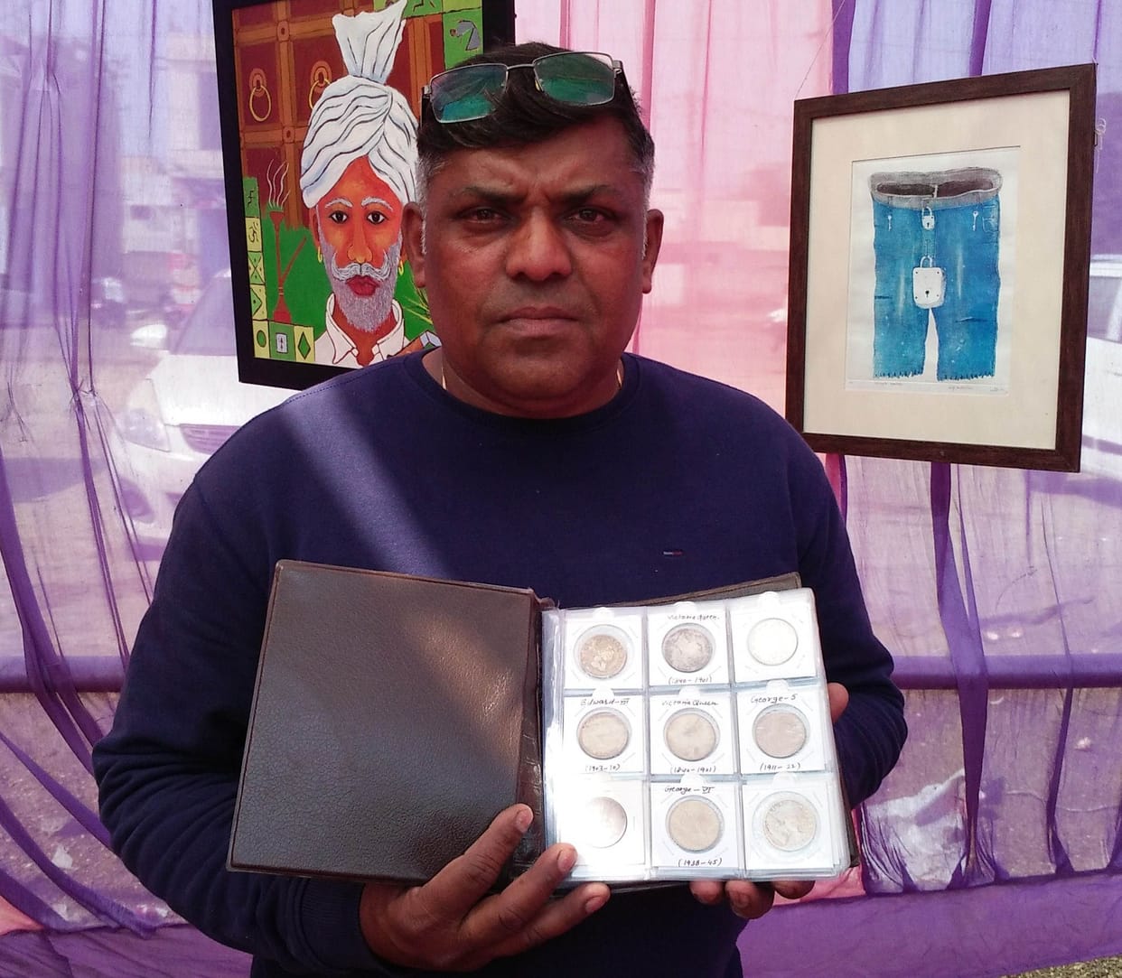 terminated teacher compelled for sell his collection of many currency
