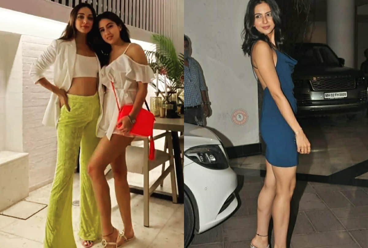 sara ali khan kiara advani rakul preet singh make stylish high fashion entry for manish malhotra house party