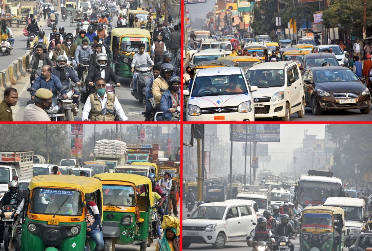People suggested due to traffic jam in mohaddipur Gorakhpur