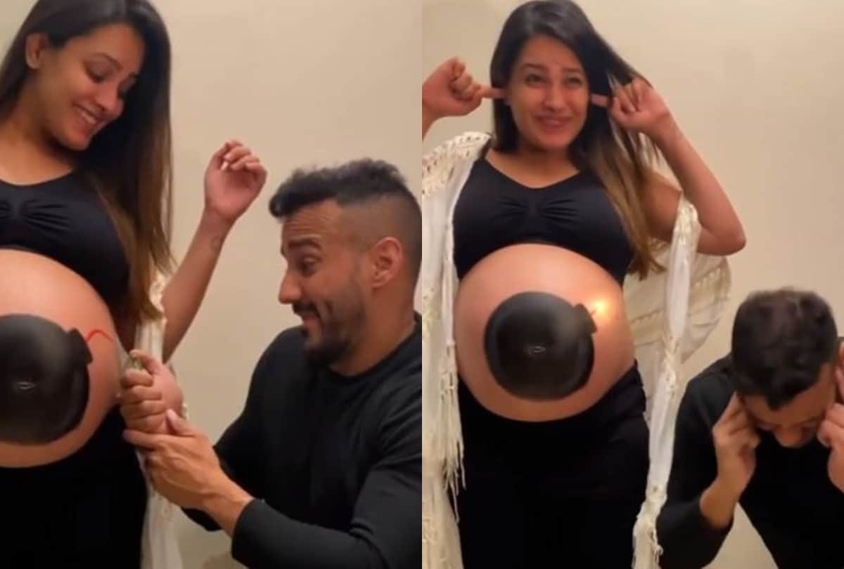 Anita Hassanandani reveals baby Aaravv with a hilarious explosive video, WATCH inside