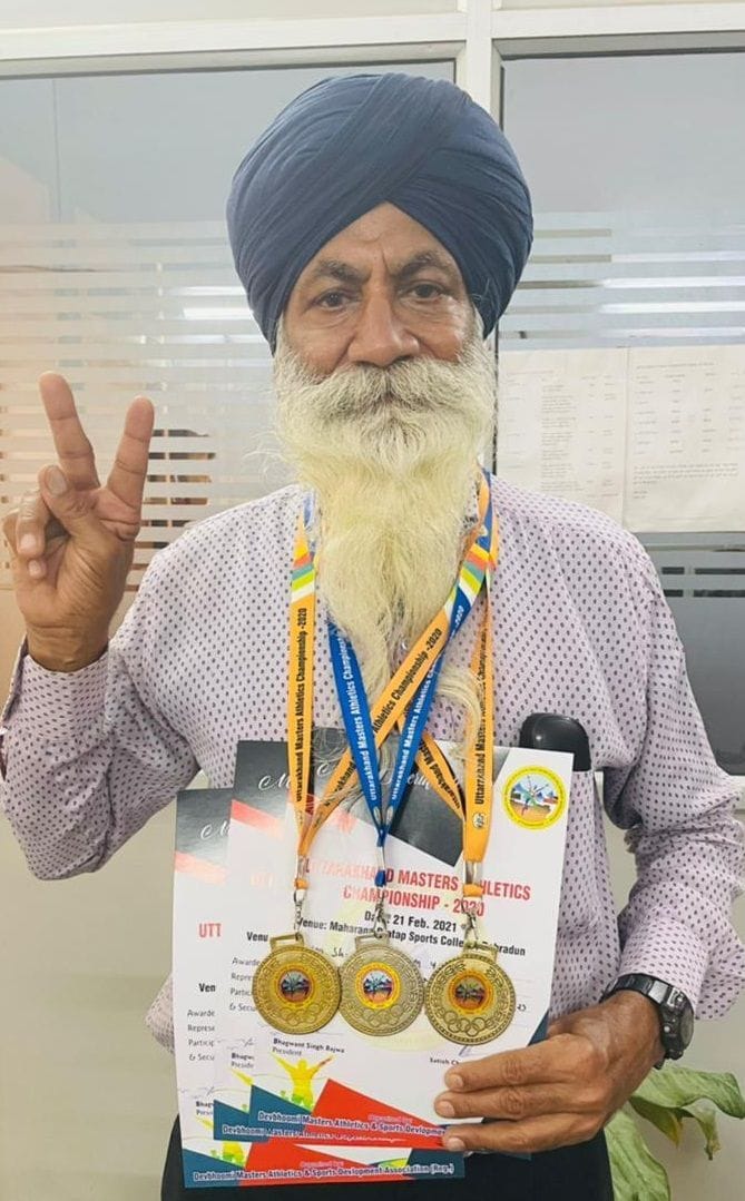 Dhaniram won two gold, one silver medal