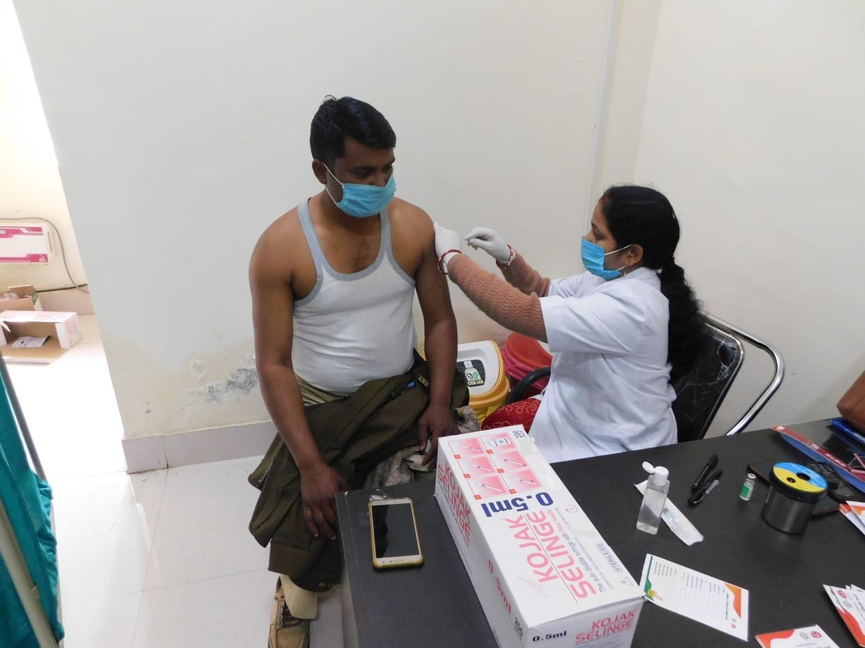 804 Corona warriors received vaccine