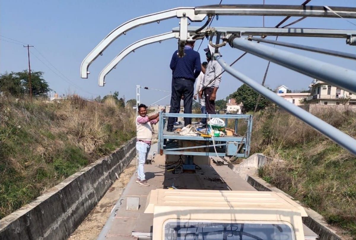 amb daulatpur train trial in March 2021